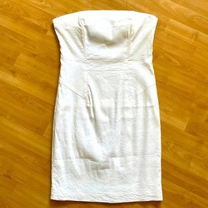 Bebe white dress